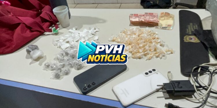 BADECO: Funcionário de boca de fumo é preso com mais de 100 porções de drogas em Candeias do Jamari