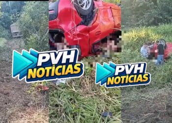 URGENTE: Acidente entre carro e carreta deixa quatro mortos e um ferido grave na BR-364
