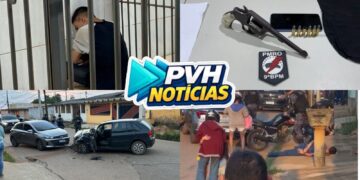 ATUALIZADA: Criminosos com carro roubado são baleados em confronto com a Força Tática na zona sul