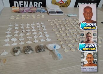 OPERAÇÃO DESARME: Denarc fecha “boca do Mar” e prende trio com drogas em Porto Velho