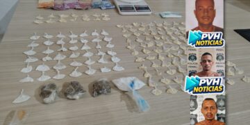 OPERAÇÃO DESARME: Denarc fecha “boca do Mar” e prende trio com drogas em Porto Velho