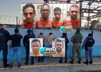 ATUALIZADA: Foragidos que pularam muro de delegacia são presos pela PM em Porto Velho; um foi baleado