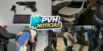 URGENTE: BPTAR prende quadrilha após libertar pai e filho de sequestro em Porto Velho