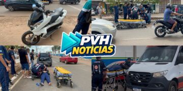URGENTE: Carro freia em faixa de pedestre e motociclista bate na traseira