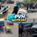URGENTE: Carro freia em faixa de pedestre e motociclista bate na traseira