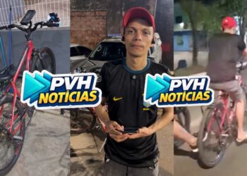 VÍDEO: Entregador do Ifood recupera bike furtada em Porto Velho