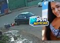 VÍDEO: Mulher passou mal e morreu após ser derrubada da moto por carro na zona leste