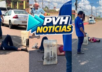 URGENTE: Jovem não escuta conselho do pai, sai de moto e sofre acidente na zona leste