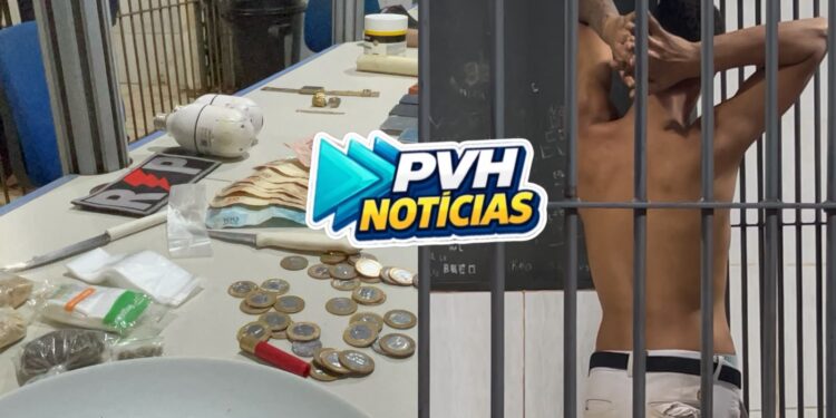 SAIU CORRENDO: Suspeito é preso com drogas após tentar fugir na zona leste