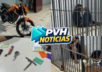 VULGO CHURRASCO: BPTAR prende trio com moto furtada em frente ao JPII