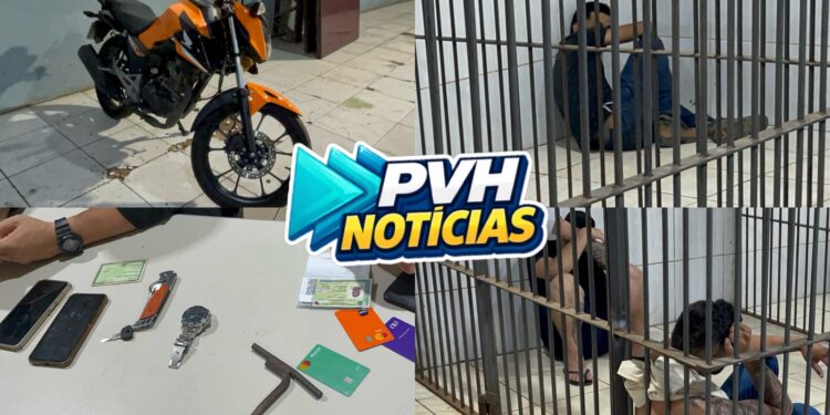 VULGO CHURRASCO: BPTAR prende trio com moto furtada em frente ao JPII