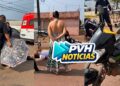 URGENTE: Moto aplicativo e passageira são derrubadas por carro em acidente na capital