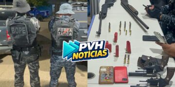 URGENTE: Homem é preso com arsenal em residência durante operação da PM