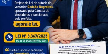 Sancionada lei de Gedeão Negreiros que institui seleção por competência para diretores de escolas