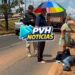 URGENTE: Idoso em moto é derrubado por carreta no viaduto do Roque em Porto Velho