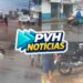 URGENTE: Mulher derrapa e sofre acidente de moto após veículo invadir preferencial