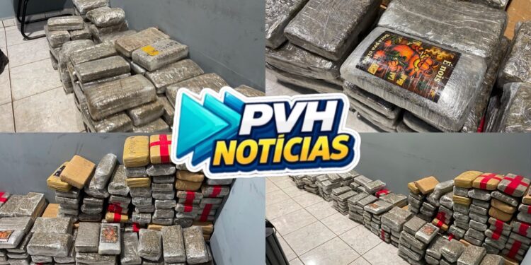 BOTE CERTEIRO: Força Tática prende dupla com 350kg de skunk em caminhão na zona leste