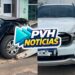 NO CENTRO: Viatura da Polícia Federal se envolve em acidente com caminhonete em Porto Velho