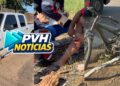 CONTRAMÃO: Ciclista sofre corte na perna em acidente com caminhonete na Rio Madeira