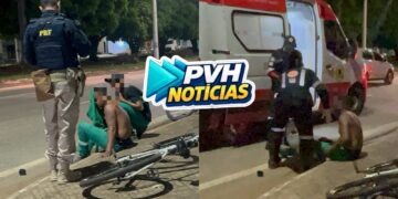 URGENTE: Ciclista é atropelado por moto e arrastado por carro na Jorge Teixeira Veja Vídeo