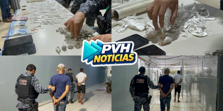 ASSISTA: Força Tática prende dupla com drogas e fecha boca de fumo na sul