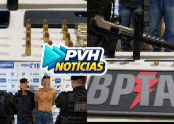 CERTEIRO: BPTAR prende dupla com submetralhadora em carro de aplicativo na leste