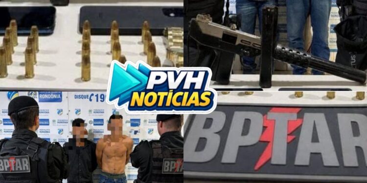 CERTEIRO: BPTAR prende dupla com submetralhadora em carro de aplicativo na leste