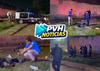 ATUALIZADA: Homem é executado com tiros na cabeça próximo ao Campo do 13 em Porto Velho