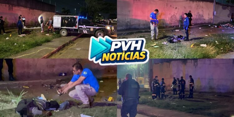 ATUALIZADA: Homem é executado com tiros na cabeça próximo ao Campo do 13 em Porto Velho
