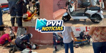 URGENTE: Jovem sofre grave acidente em moto elétrica no Igarapé