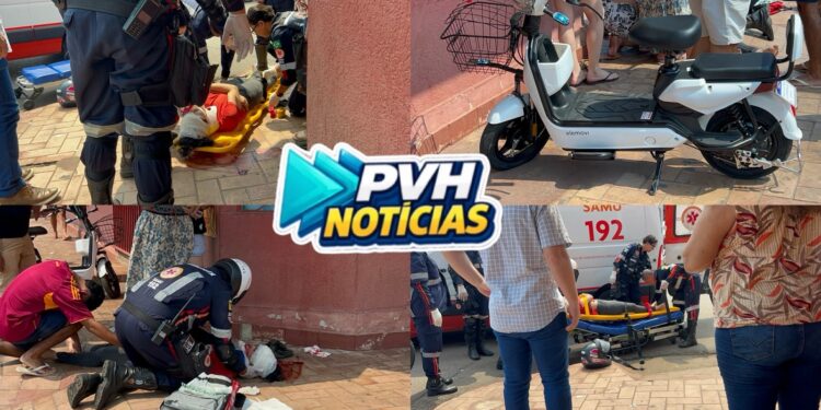 URGENTE: Jovem sofre grave acidente em moto elétrica no Igarapé