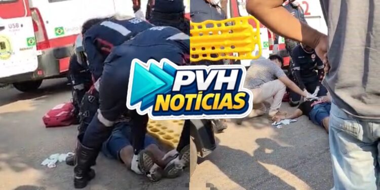 URGENTE: Ciclista tenta dar “grau” e acaba batendo de frente com carro elétrico no Nacional