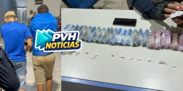 NA VALA: Dupla é presa com drogas na “Boca da Duque” em Porto Velho