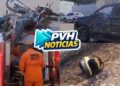 URGENTE: Mototaxista fica em estado grave em acidente com SW4 no centro