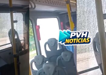 VÍDEO: Ônibus é atingido a tiros e gera pânico em Porto Velho