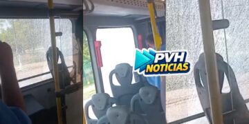 VÍDEO: Ônibus é atingido a tiros e gera pânico em Porto Velho