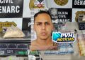 DENARC: “GAIVOTA” é preso pela 4ª vez por tráfico de drogas durante operação na zona sul de Porto Velho
