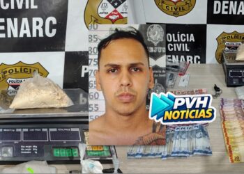 DENARC: “GAIVOTA” é preso pela 4ª vez por tráfico de drogas durante operação na zona sul de Porto Velho