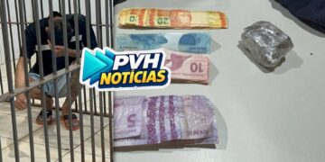 ORGULHO DO MADEIRA: Suspeito é preso com maconha após sair de boca de fumo na leste
