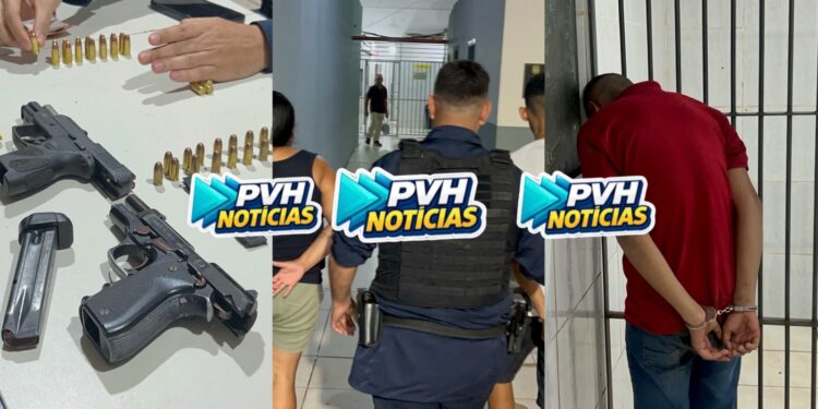 URGENTE: Membros do PCC são presos com duas pistolas antes de fazer ataque contra rivais do CV na zona sul
