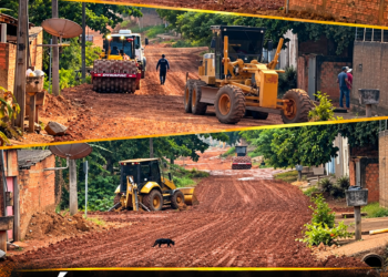 Após fiscalização de Edimilson Dourado, máquinas iniciam serviços em ruas do Cidade do Lobo