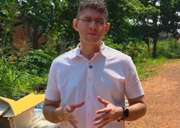 Pedro Geovar cobra limpeza de córrego após descarte irregular de lixo na zona sul de Porto Velho