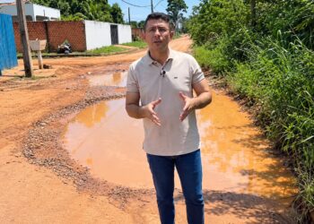 Pedro Geovar cobra limpeza de córrego após descarte irregular de lixo na zona sul de Porto Velho