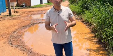 Pedro Geovar cobra limpeza de córrego após descarte irregular de lixo na zona sul de Porto Velho