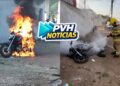 URGENTE: Moto é destruída por incêndio após curto na bateria em Porto Velho – Veja Vídeo