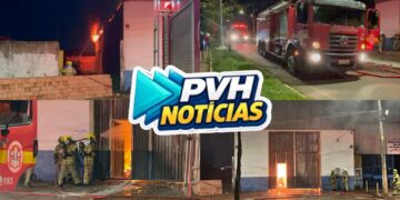 URGENTE: Incêndio destrói galpão com veículos na zona leste de Porto Velho – Veja Vídeo