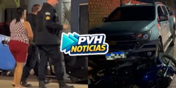 RECUSOU: Motorista de S10 que arrastou moto em acidente é presa suspeita de embriaguez