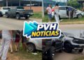 URGENTE: Passageira fica ferida em acidente entre três veículos no Lagoa