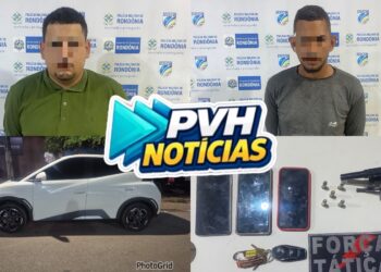 NO BYD: Força Tática prende dupla com arma em carro na zona sul