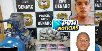DENARC prende quatro integrantes do Comando Vermelho e apreende 7 kg de droga escondidos em compressor